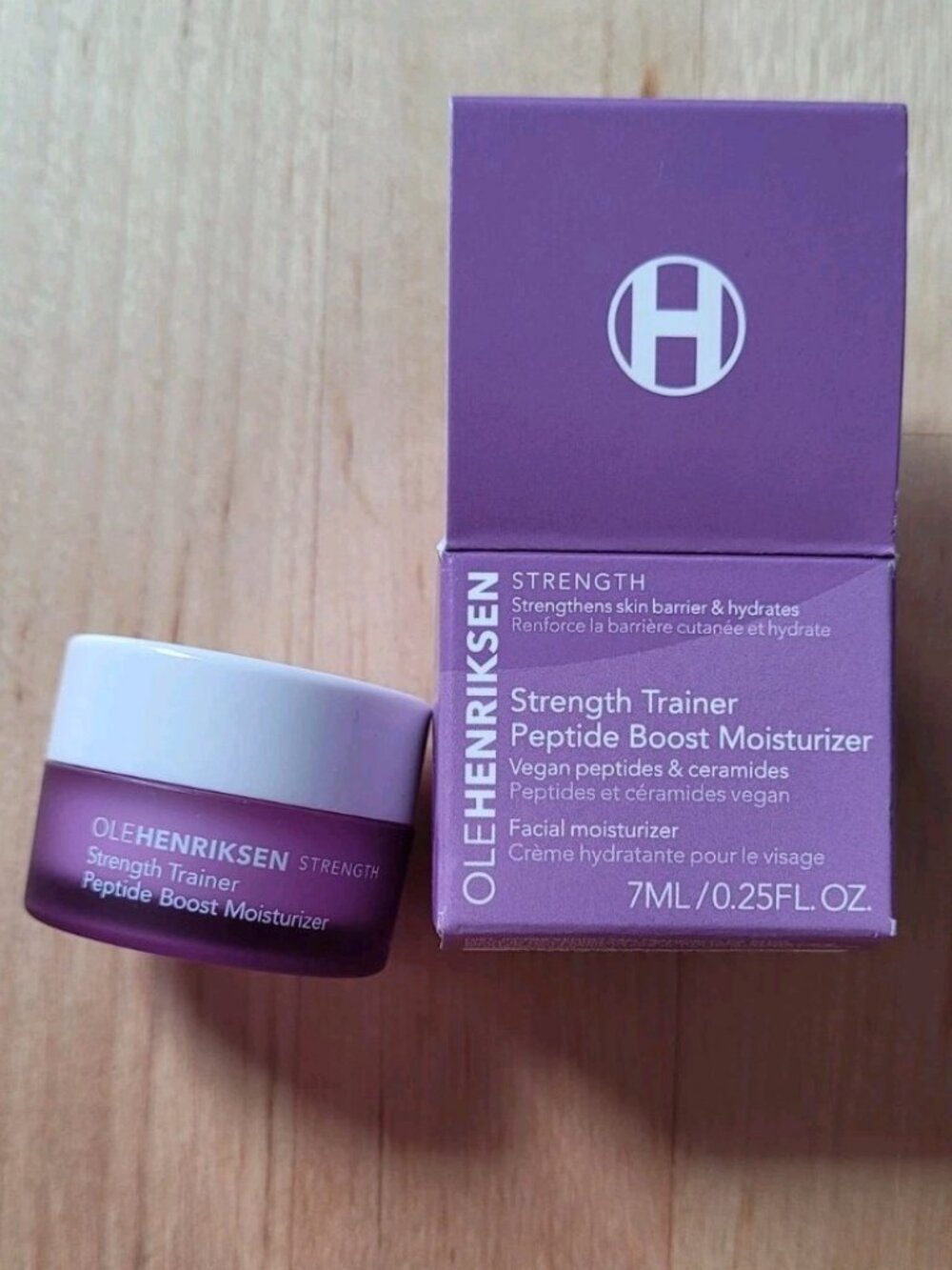 OLE HENRIKSEN Strength Trainer Peptide Boost Moisturizer .25 oz Travel Size NEW